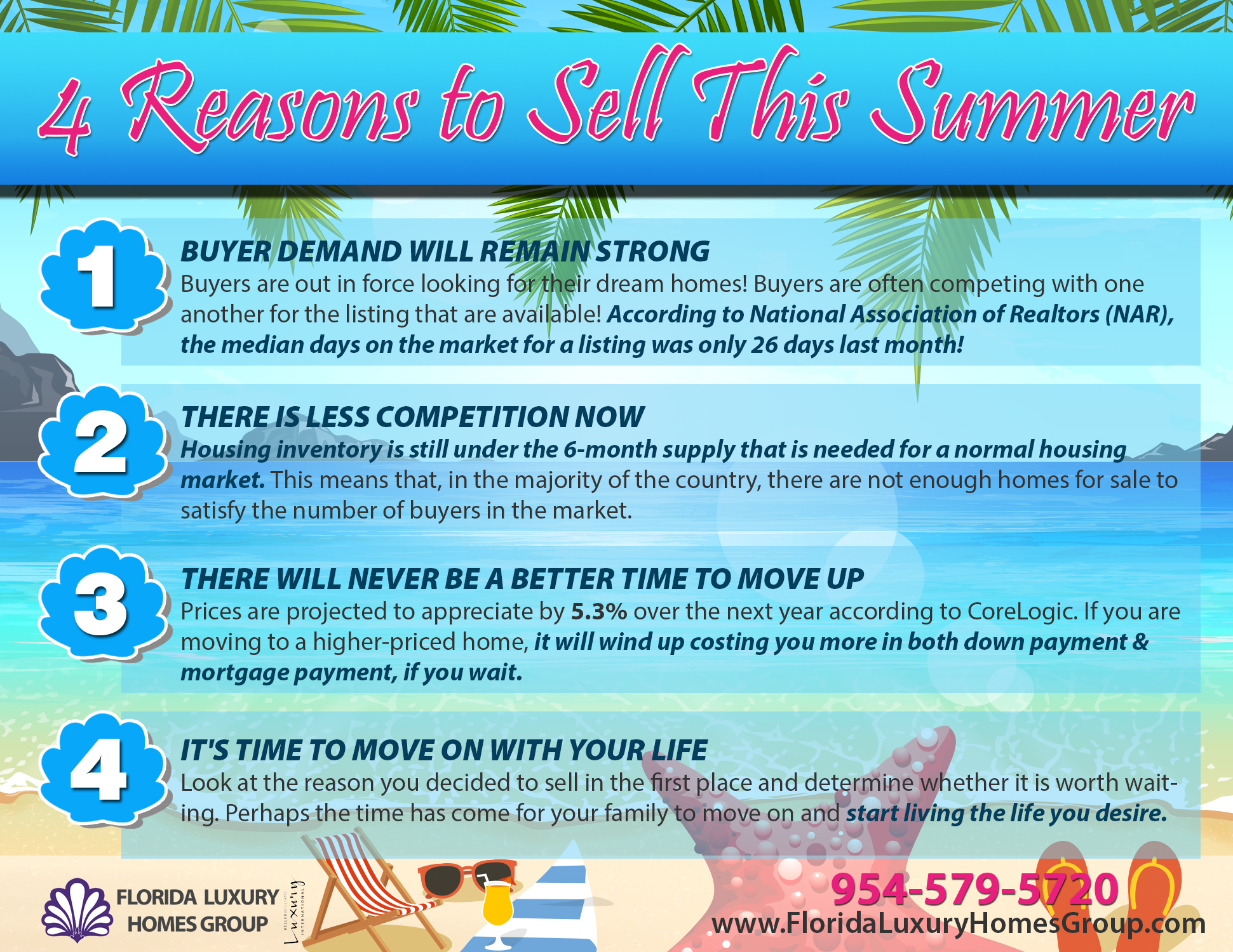 4 Big Reasons To Sell This Summer [Infographic]